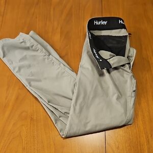 Hurley Men's Light Gray Stretch Chinos